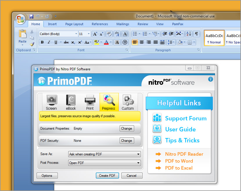 Windows 7 virtual pdf printer free
